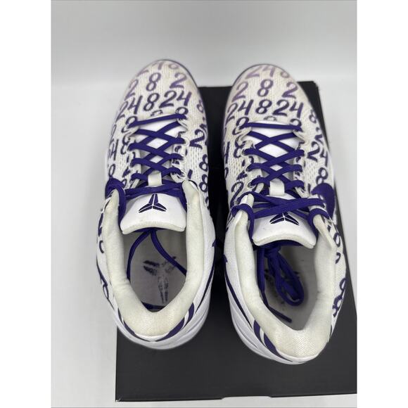 Size 5.5 (GS) - Nike Kobe 8 Protro Low White Metallic Gold bs940 - Picture 4 of 6